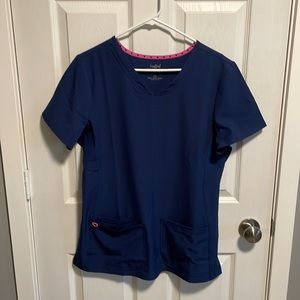Brand new without tags HeartSoul Pitter-Pat V-Neck Media Scrub Top